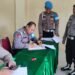 Kasi Propam Polres Lebak Waskat dan Cek Personil Polres Lebak yang memegang Senpi Dinas