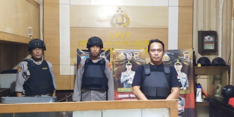Perketat Penjagaan Markas, Polsek KP Banten Laksanakan Sispam Mako
