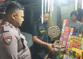 Polsek Panimbang Gelar Operasi Pekat, Amankan 69 Petasan