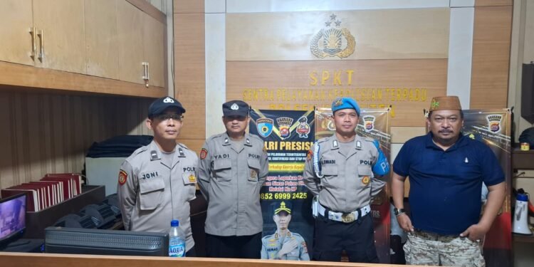 Personil Piket Polsek Kskp Banten laksanakan Sispam Mako