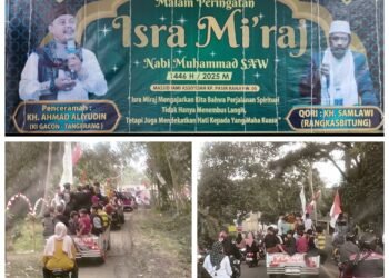 Ratusan Warga Pawai Meriahkan Perayaan ISR’A MIRAJ Nabi Muhammad SAW