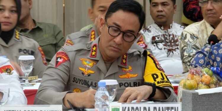 Kapolda Banten Hadiri Rapat Koordinasi Terbatas Bidang Pangan