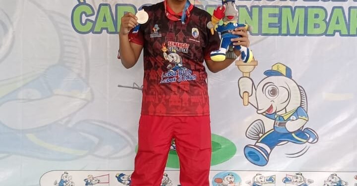 M.Fazrin Al Hafidz Sukardi Alit Menembak BMSC  meraih medali Juara POPDA XI Kota Tangerang