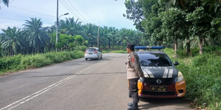 Kanit Sabhara Polsek Rangkasbitung Polres Lebak Patroli Wilayah Antisipasi Gangguan Kamtibmas