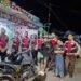 Sahur On The Road Polres Lebak Sampaikan Pesan Kamtibmas dan Bagikan Makan Sahur Ke Warga