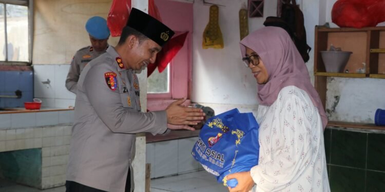 Kapolres Lebak Gelar Safari Ramadhan, Berbagi Kebahagiaan dengan Yayasan Hj. Yunaniah Human Car