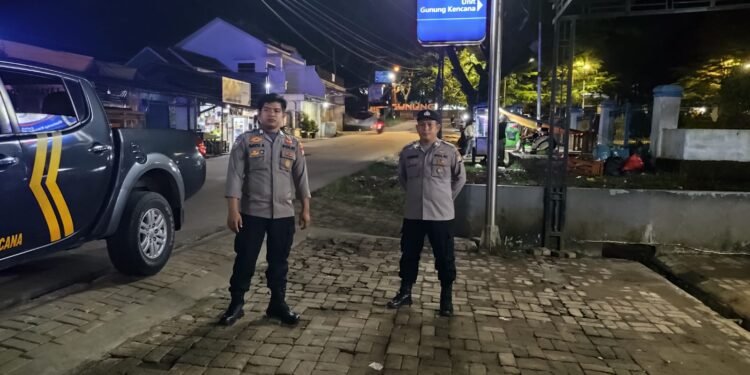 Polsek Gunungkencana Polres Lebak Tingkatkan Patroli Ramadhan Sasar Obyek Vital