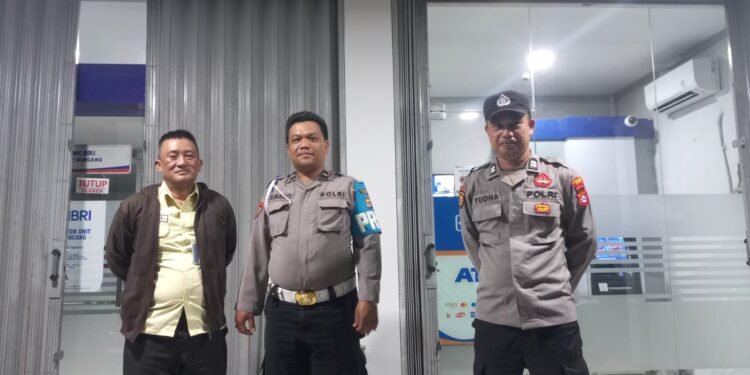 Sasar Obyek Vital Perbankan Polsek Muncang Polres Lebak Tingkatkan Patroli Ramadhan