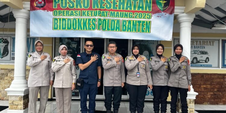 Biddokes Polda Banten Siagakan 6 Pos Pelayanan Kesehatan Dalam Ops Ketupat Maung 2025