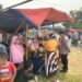 Kapolsek Cimarga  Bersama Personil turun Langsung Dalam Rangka Pengamanan Turnamen Sepak bola Antar Desa