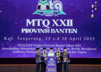 MTQ Dibuka Wamenag, Gubernur Banten Andra Soni Sebut MTQ Upaya Membumikan Al -Qur’an