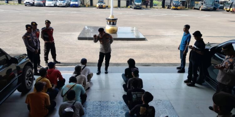 Polres Pandeglang Ungkap Aksi Premanisme, 20 Orang Diamankan