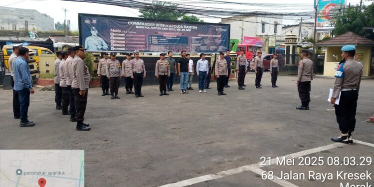 Apel Pagi Polsek Balaraja Bentuk Kesiap Siagaan Anggota Guna Mengantisipasi Guantibmas di Wilayah Kecamatan Sukamulya – Balaraja