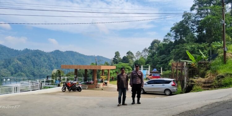 Polsek Lebakgedong Polres Lebak Patroli Area Wisata Alam Lereng Cibolang Pastikan Wisatawan Aman dan Nyaman