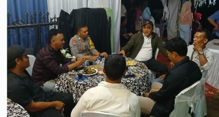 Kolaborasi Yang Humanis Dan Harmonis, Anggota Polsek Cimarga Polres Laksanakan PAM Hiburan Masyarakat