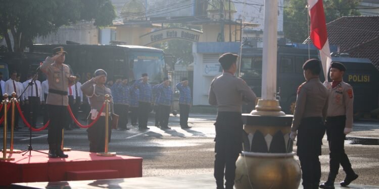 Kapolres Pandeglang Pimpin Upacara Hari Kesadaran Nasional, Tekankan Disiplin dan Dedikasi Personel