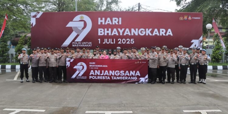 Polresta Tangerang Gelar Anjangsana dalam Rangka Hari Bhayangkara Ke-79