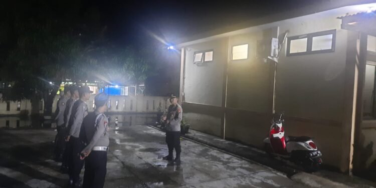 Pimpin Langsung Apel KRYD, Kapolsek Cimarga Polres Lebak Sampaikan APP Kepada Anggota
