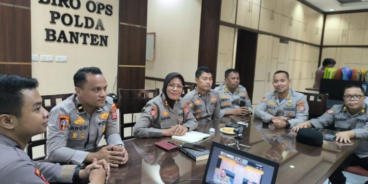 Biroops Polda Banten Ikuti Anev GK dan KRYD Minggu ke-27 Tahun 2025