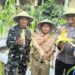 Mewujudkan Ketahanan Pangan, Polsek Pulomerak Bersama Petani Gerem Laksanakan Panen raya
