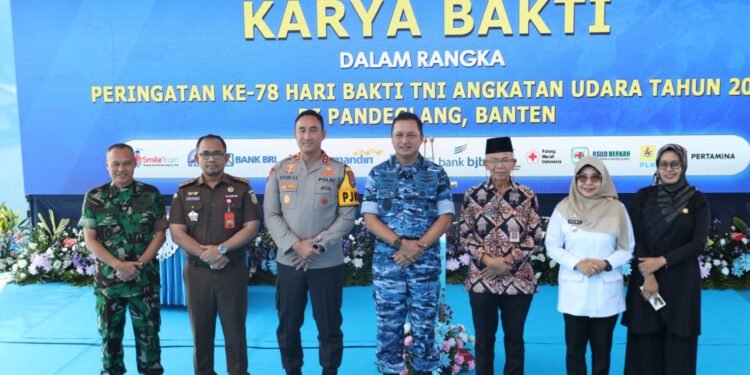 Kapolda Banten Hadiri Karya Bakti TNI AU ke-78