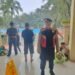 Personel Sat Pamobvit Polresta Tangerang melaksanakan kunjungan ke kolam Renang Waterboom Citra Raya