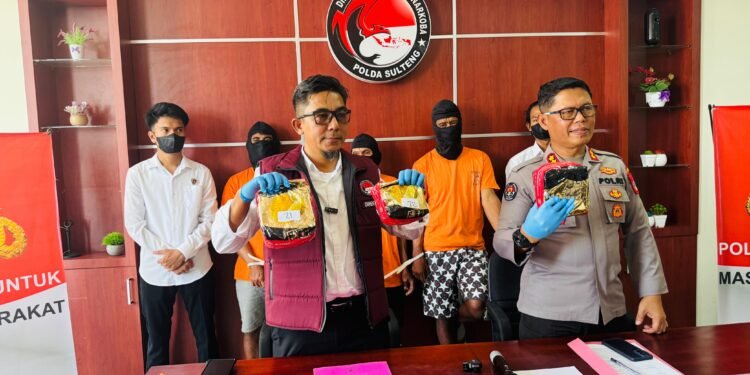Polisi Gagalkan Penyelundupan 30 Kg Sabu, Tiga Kurir Internasional Ditangkap