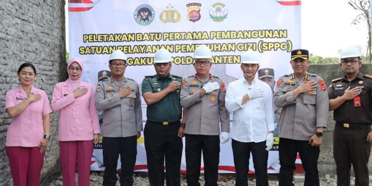Ground Breaking SPPG Gakuba Polda Banten, Dukung Program Makan Bergizi Gratis