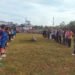 Anggota Polsek Rangkasbitung Polres Lebak Giat Pengamanan Turnamen Sepak Bola Semi Final Liga Pordes Desa Citeras
