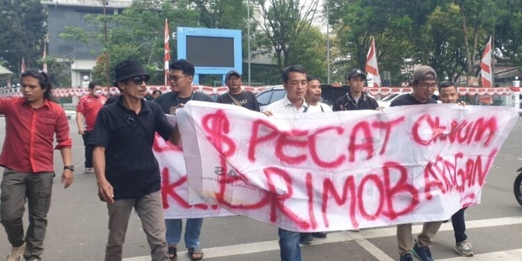 Jurnalis di Lebak dan Serang Gelar Aksi Solidaritas, Kecam Kekerasan di PT GRS Cikande