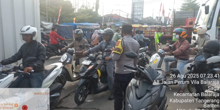 Strong Point Pagi Polsek Balaraja Polresta Tangerang Dalam Mewujudkan Pelayanan Prima Kepada Masyarakat Pengguna Jalan