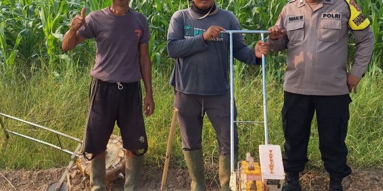 BHABINKAMTIBMAS DESA PEMATANG MONITORING LAHAN KETAHANAN PANGAN DI KAMPUNG BARU