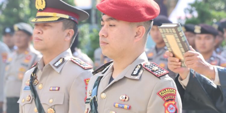 Kapolresta Tangerang Pimpin Sertijab Kasat Reskrim, Kompol Septa Badoyo Gantikan Kompol Arief