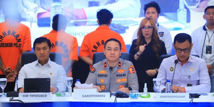 Polri Ungkap Sindikat Judi Online Jaringan Internasional, Sita Rp16,4 Miliar dan Bekukan 76 Rekening