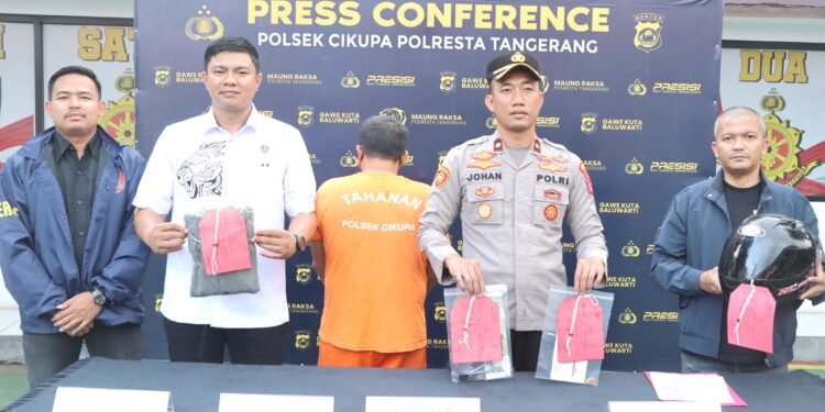 Jambret Kalung IRT, Seorang Residivis Ditangkap Polsek Cikupa Polresta Tangerang