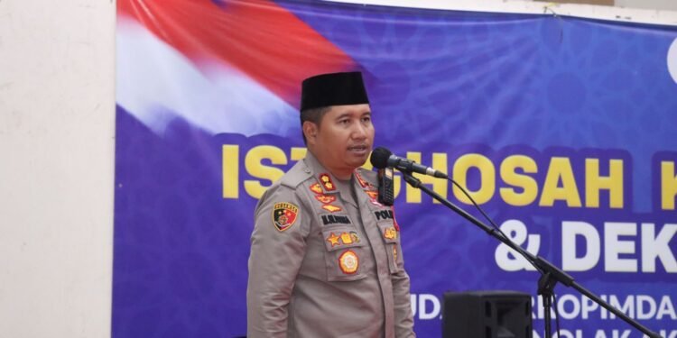 Kapolres Cilegon Hadiri Istighosah dan Deklarasi Pemuda Cilegon Damai