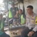 Bhabinkamtibmas Polsek Cikupa Sambangi Pangkalan Ojek, Sampaikan Pesan Kamtibmas