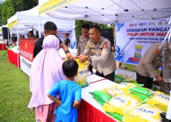Polri Gencarkan Gerakan Pangan Murah, Siapkan Sistem Drive-Thru bagi Ojol