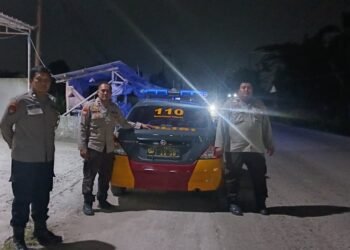Polsek Rangkasbitung Polres Lebak Patroli Bluelight Cegah C3