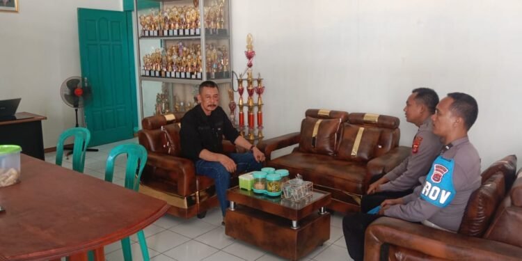 Giat Sambang Kanit Propam Polsek Cimarga Polres Lebak Ke SMPN 1 Cimarga