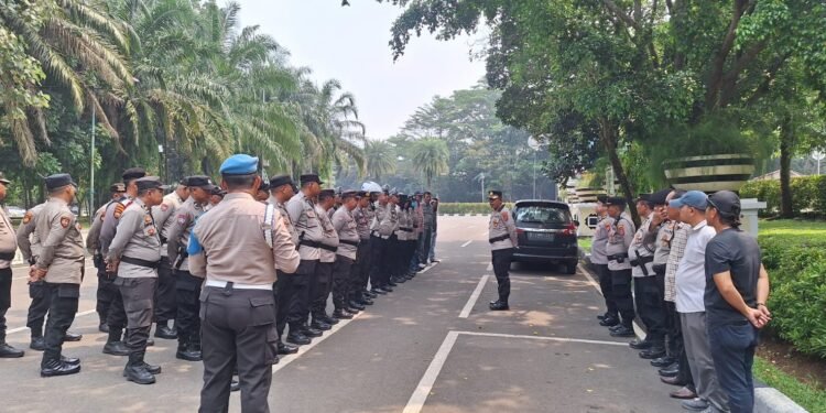 Polresta Tangerang Gelar Apel Pengamanan Rencana Unjuk Rasa Aliansi Masyarakat Tangerang