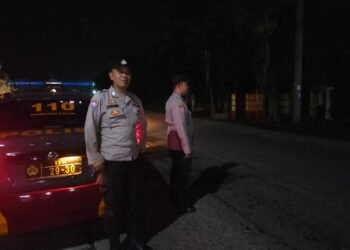 Berikan Rasa Aman,Polsek Rangkasbitung Polres Lebak Patroli Dialogis Di Jalan Maulana Hasanudin
