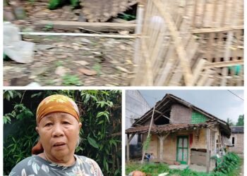 Dua Rumah warga Di Kp.Pasiranji RT.02/05 desa Sukamanah Tidak Layak Huni bahkan Ada yang Roboh