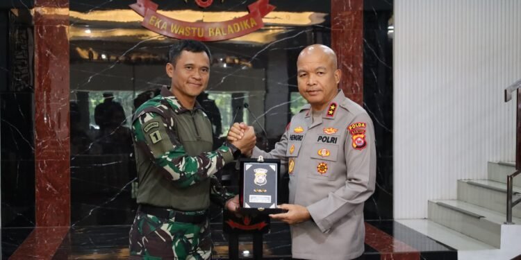 Kapolda Banten Melaksanakan Kunjungan Silaturahmi ke Grup-1 Kopassus
