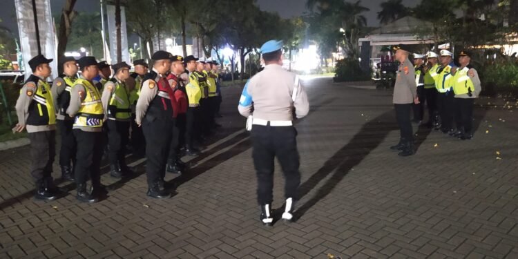 Polsek Cikupa Gelar Apel Patroli Skala Besar Antisipasi Guantibmas di Wilayah Hukum Cikupa