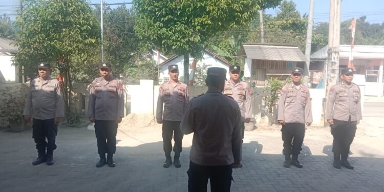 Tegas, Kapolsek Cimarga Polres Lebak Pimpin Apel Siaga 1