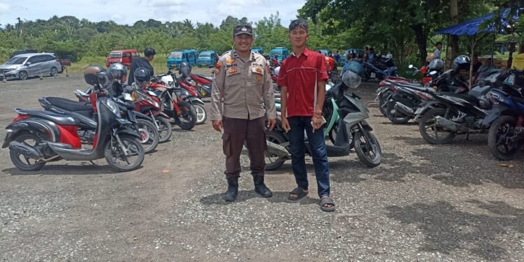 Cegah C3,Polsek Rangkasbitung Polres Lebak Patroli Ke  Parkiran BIM