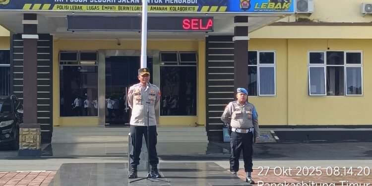 Wakapolres Lebak Polda Banten Berikan Sosialisasi Larangan Gaya Hidup Hedon bagi PNPP dan Keluarga Polri