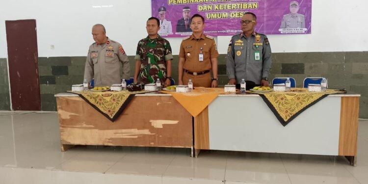 Polsek Kronjo Gelar Pembinaan Linmas untuk Tingkatkan Kamtibmas
