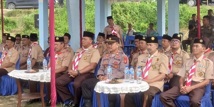 Kapolsek Cimarga Polres Lebak Hadiri Upacara Pembukaan Kanira VII Tingkat Kwarcab Gerakan Peramuka Se-Kab. Lebak